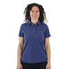48-Hour Zusa Women's True Navy Heather Peachy Polo
