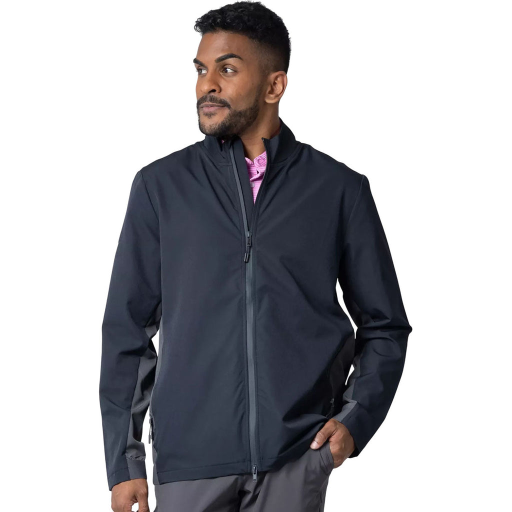 Levelwear Men's Black/Charcoal Harrington Jacket