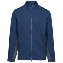 Levelwear Men's Navy/Charcoal Harrington Jacket