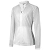 Levelwear Women's White/Pebble Band Windbreaker