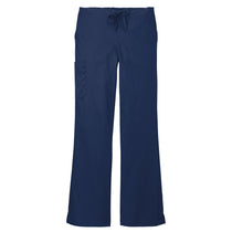 Wink Women's Navy Petite Workflex Flare Leg Cargo Pant