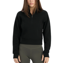 UNRL Women's Black Elevation Half-Zip Pullover