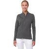 Levelwear Women's Heather Charcoal Mesa Full Zip