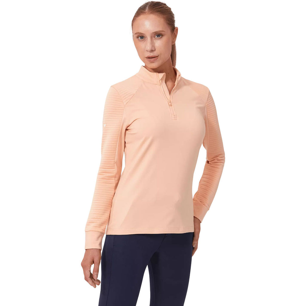 Levelwear Women's Apricot Ice Power Pullover