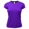 BAW Women's Purple Xtreme Tek T-Shirt