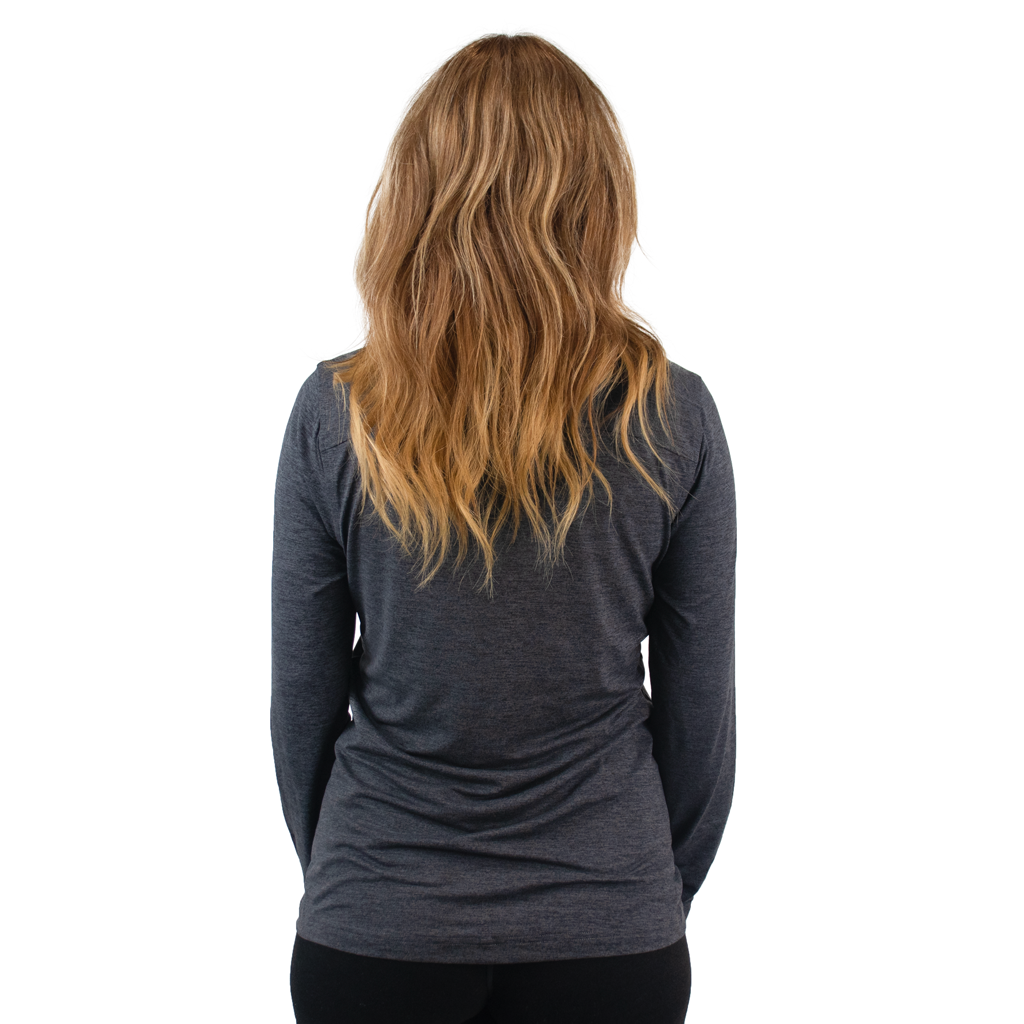 Zusa 3 Day Women's Charcoal Heather Brisk Quarter Zip