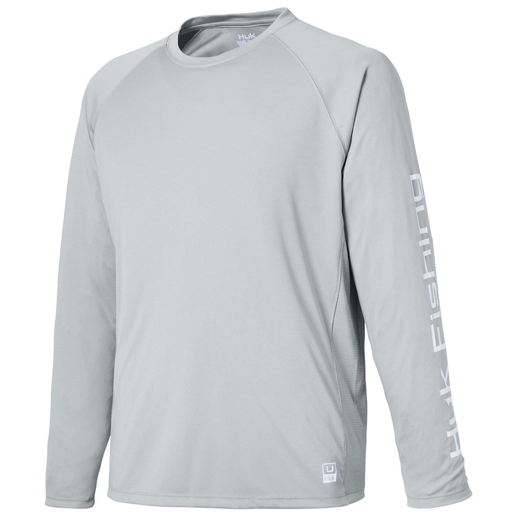 HUK Men's Harbor Mist Pursuit Long-Sleeve T-Shirt