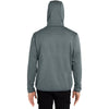 HUK Men's Volcanic Ash Heather Performance Hooded Fleece Pullover