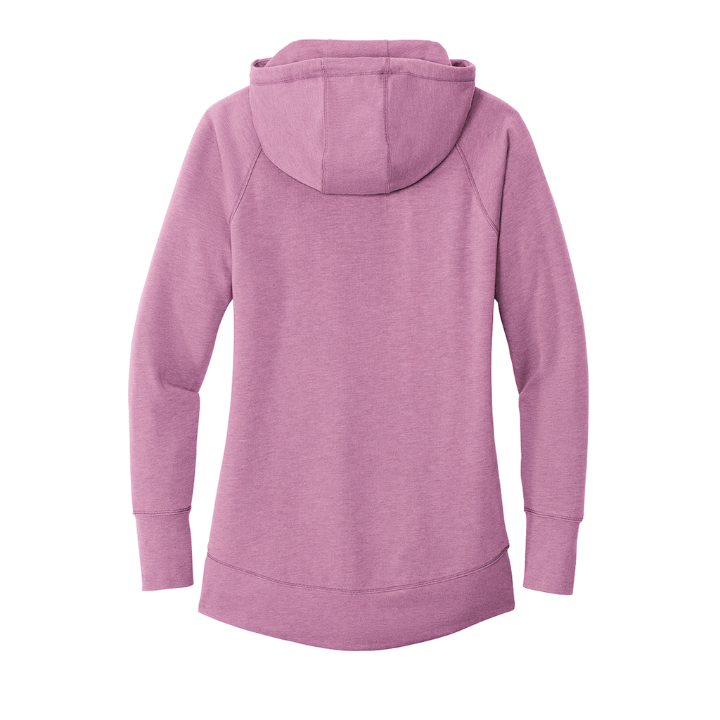 New Era Women's Lilac Heather Tri-Blend Fleece Pullover Hoodie