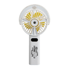 Bullet White Portable LED Fan with Water Mist