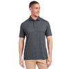 tasc Men's Black Heather Cloud Lightweight Polo