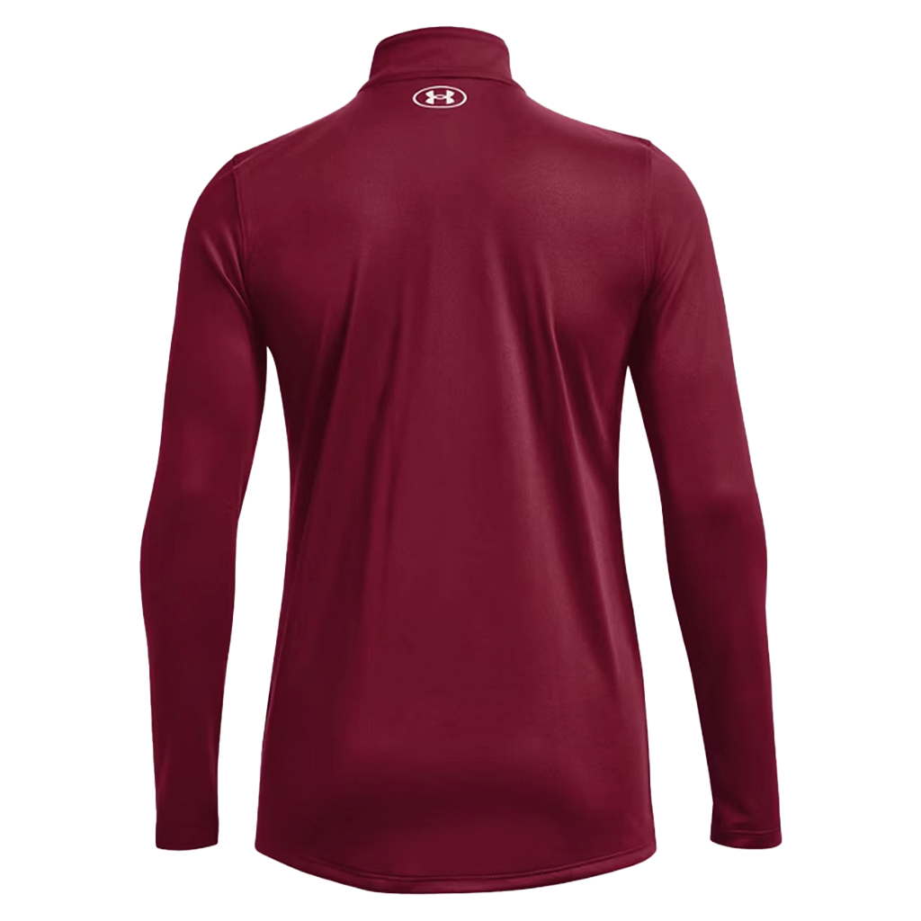 Under Armour Women's Cardinal/White Team Tech 1/2 Zip