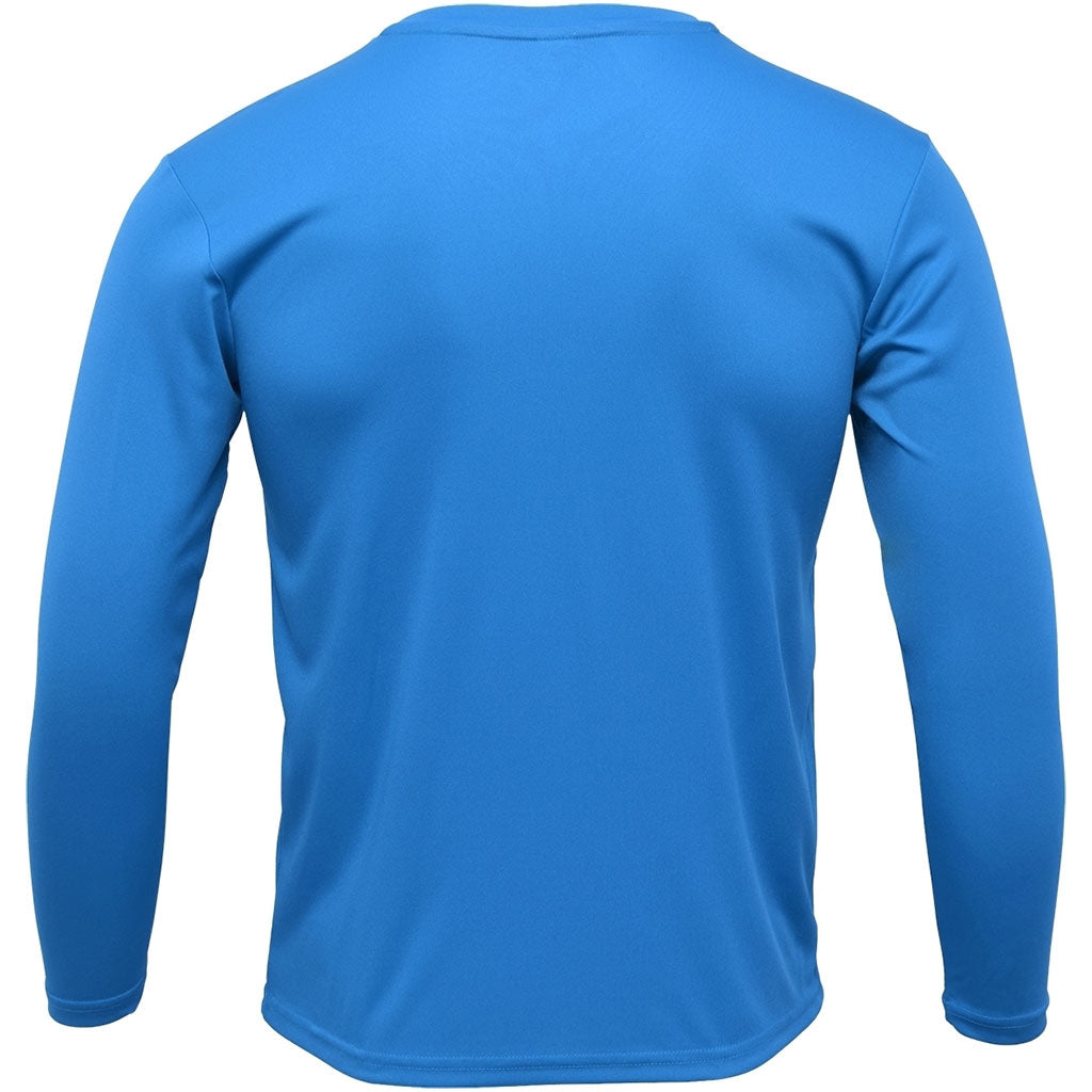 BAW Men's Columbian Blue Xtreme Tek Long Sleeve Shirt