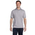 Hanes Men's Light Steel 5.2 oz. 50/50 EcoSmart Jersey Knit Polo