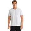 Rhone Men's Grey Space Dye Reign Short Sleeve