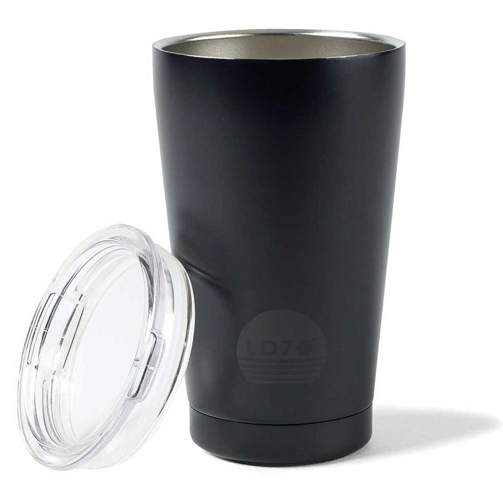 Aviana Matte Black Peak 16 oz Double Wall Stainless Tumbler