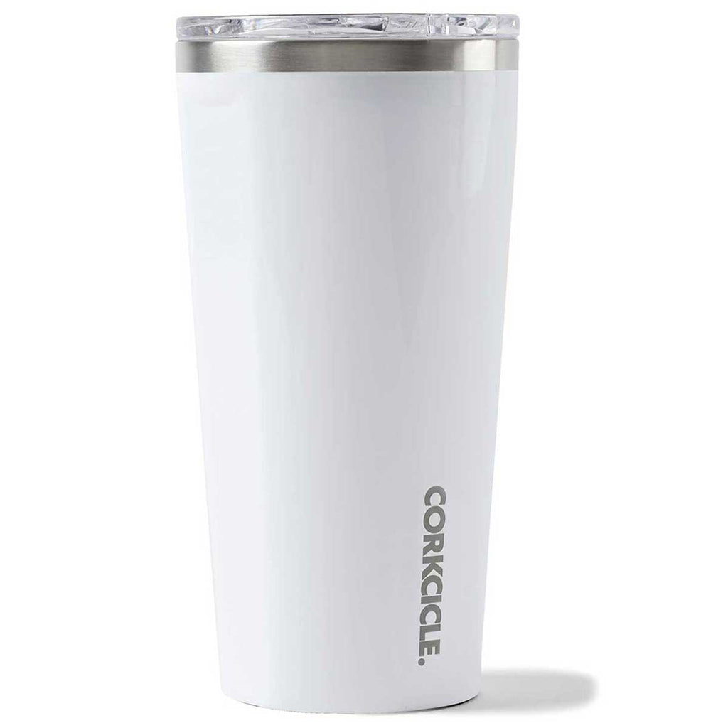 Corkcicle Gloss White Tumbler - 16 Oz.