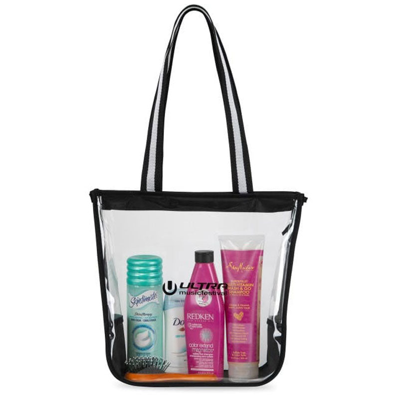 Gemline Clear Sigma Zippered Tote