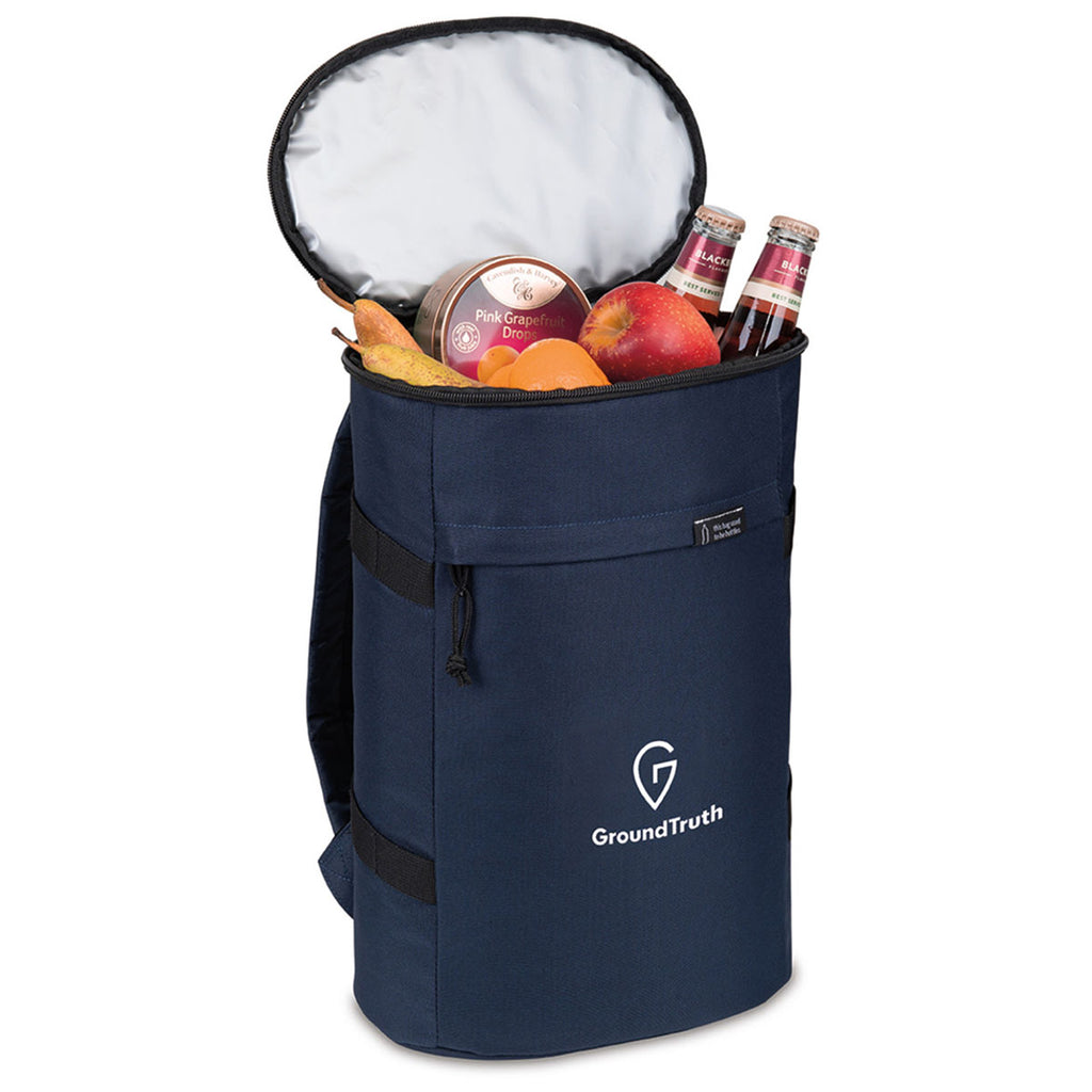 Gemline Navy Renew rPET Backpack Cooler