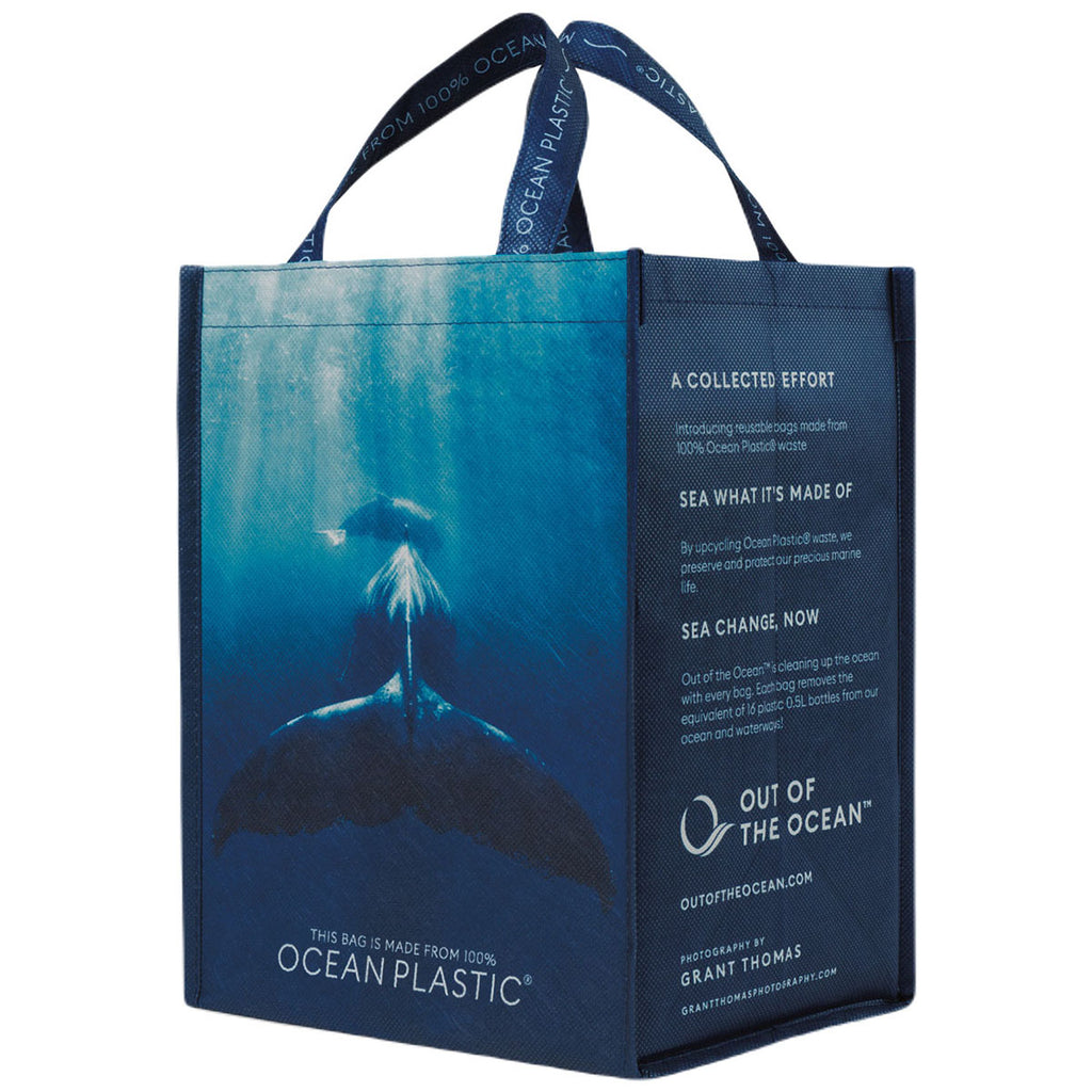 Out of the Ocean Dark Navy Reusable Lunch Shopper