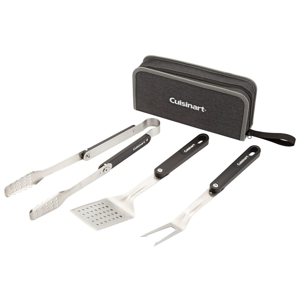 Cuisinart Charcoal 4-Piece Folding Grill Tool Set