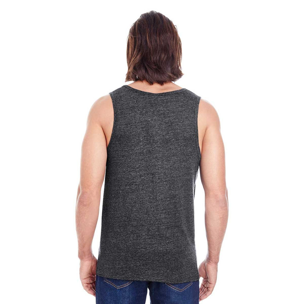 Threadfast Apparel Unisex Black Triblend Tank