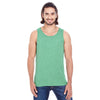 Threadfast Apparel Unisex Green Triblend Tank