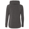 Weatherproof Women's Heather Black Heat Last Faux Cashmere Funnelneck Sweatshirt