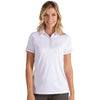 Antigua Women's White/Silver Salute Polo