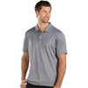 Antigua Men's Steel Multi Balance Short Sleeve Polo Shirt