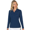 Antigua Women's Navy Tribute Long Sleeve T-Shirt