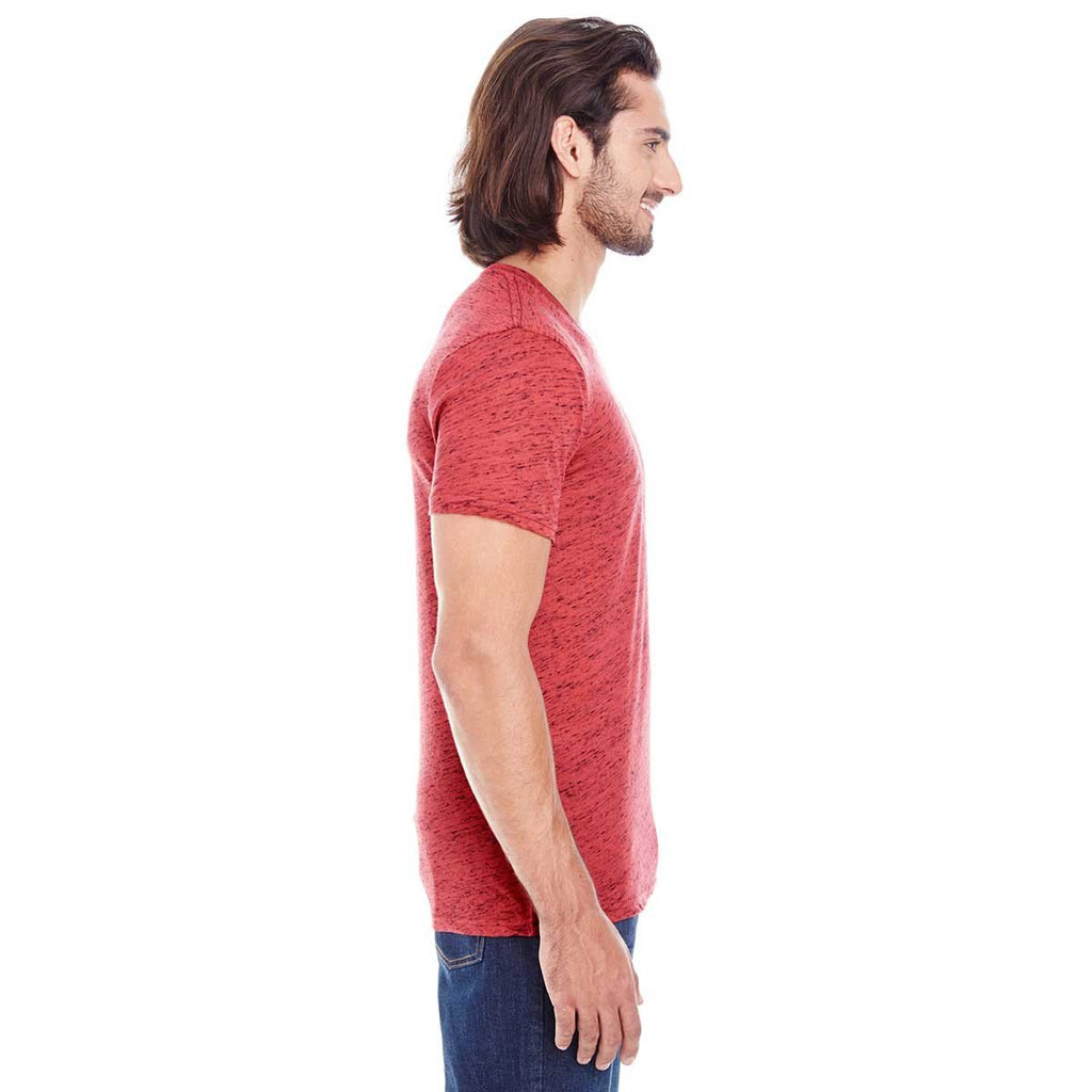 Threadfast Apparel Men's Red Blizzard Jersey Short-Sleeve T-Shirt