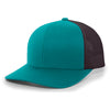 Pacific Headwear Jaguar Teal/Charcoal/Jaguar Teal Snapback Trucker Mesh Cap