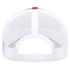 Pacific Headwear Cardinal/White/Cardinal Snapback Trucker Mesh Cap