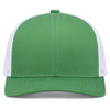 Pacific Headwear Kelly/White/Kelly Snapback Trucker Mesh Cap