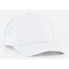 Pacific Headwear White Snapback Trucker Mesh Cap