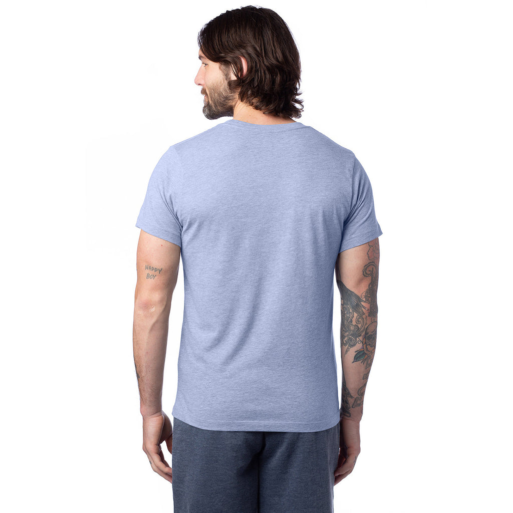 Alternative Apparel Unisex Stonewash Blue Heather Go-To Tee