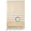 Hilana Beige Upcycled Fethiye Throw Blanket