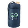 Leeds Navy Wave Recycled Insulated Outdoor Blanket