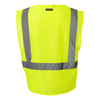 ML Kishigo Men's Lime Ultra-Cool Mesh Vest with Pockets