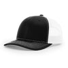 Richardson Black/White R-Flex Adjustable Trucker Cap