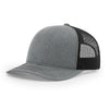 Richardson Heather Grey/Black R-Flex Adjustable Trucker Cap