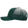 Richardson Dark Green/White Fade Printed Mesh Trucker Hat