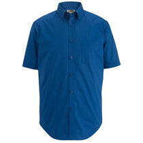 Edwards Men's Royal Blue Comfort Stretch Poplin