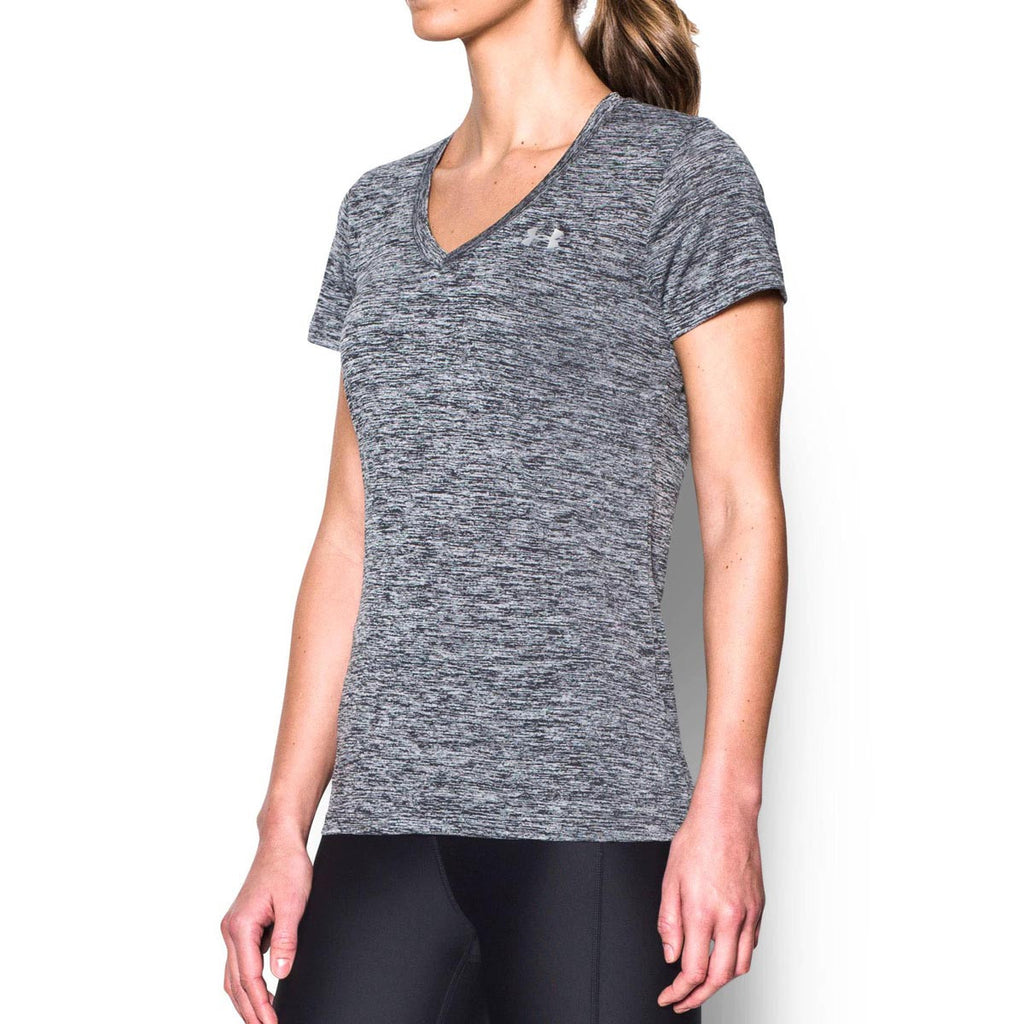 Under Armour Women's Black UA Tech Twist V-Neck