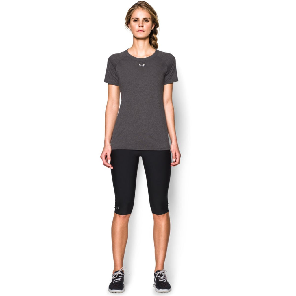 Under Armour Women's Carbon Heather S/S Locker Tee