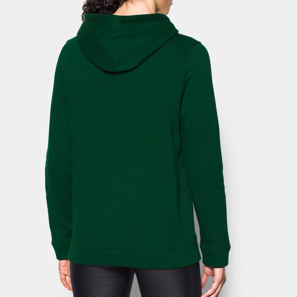 Under Armour Women's Green Hustle Fleece Hoody