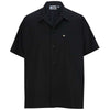 Edwards Men's Black Button Front Shirt with Mesh Back