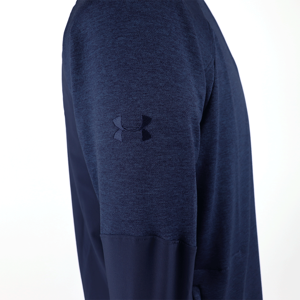 Under Armour Men's Navy Corporate Hybrid Quarter Zip