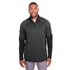 Rally Under Armour Men's Black Corporate Hybrid Quarter Zip